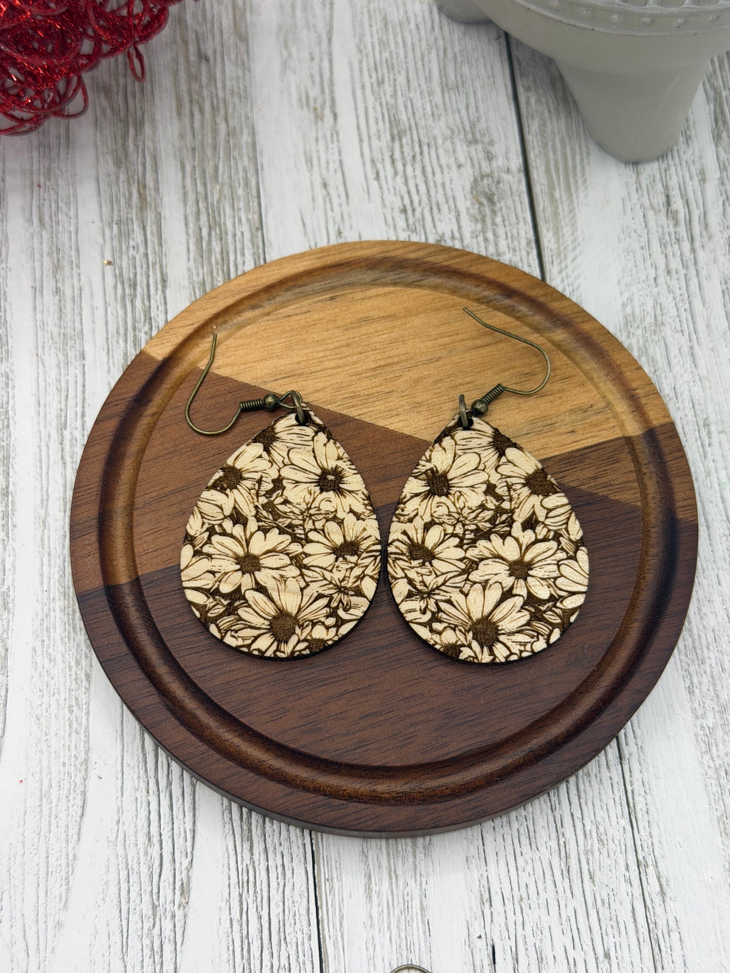 Boho Floral Dangling Earrings