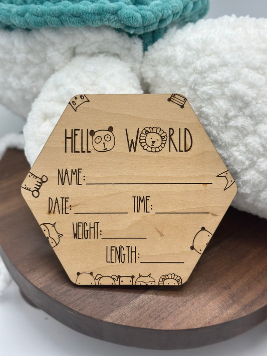 Baby Announcement Card