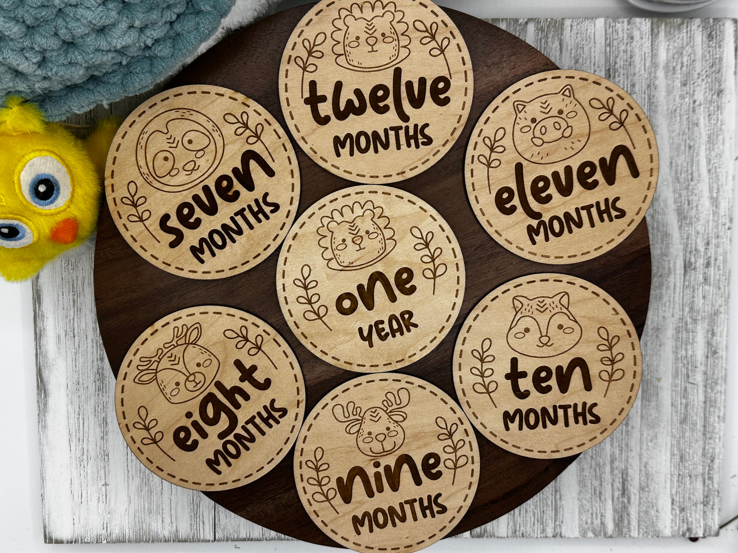 Wooden milestones