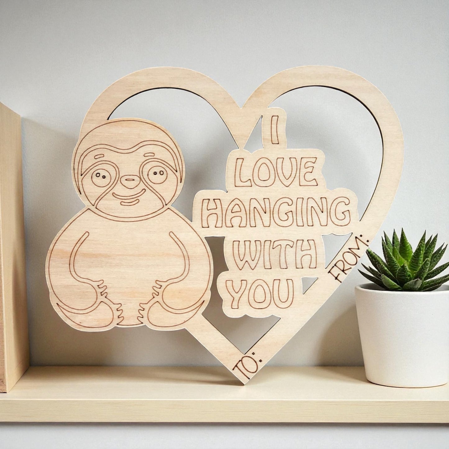 DIY Wooden Card, crafts for kids